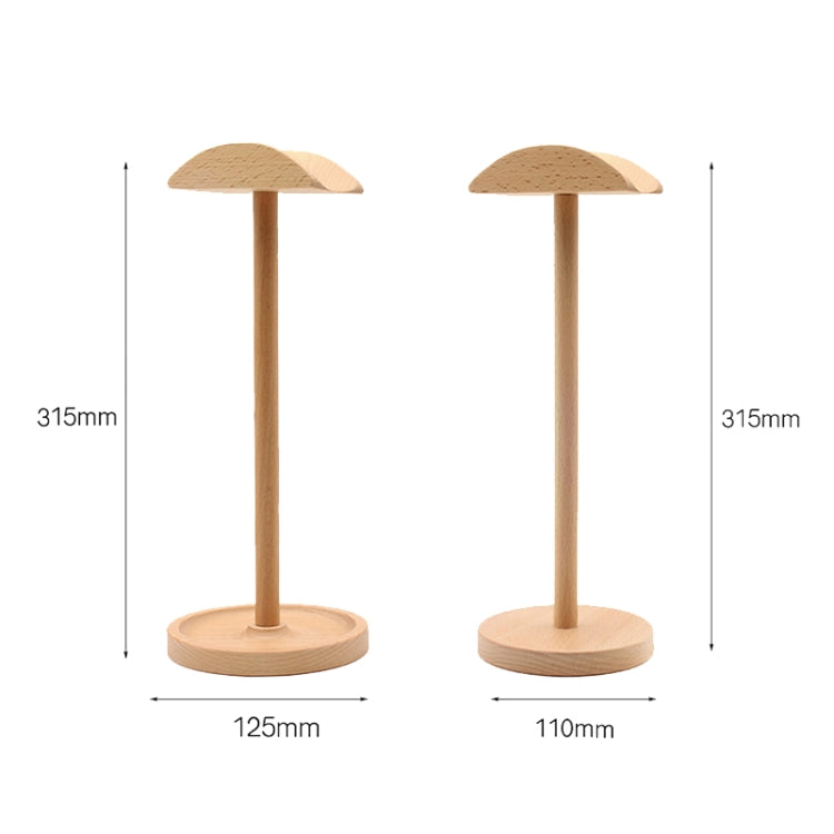 AM-EJZJ001 Desktop Solid Wood Headset Display Stand, Style: E - Apple Accessories by buy2fix | Online Shopping UK | buy2fix