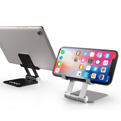 MT510 Universal Metal Folding Stand For Mobile Phone And Tablet(Mysterious Black) - Desktop Holder by buy2fix | Online Shopping UK | buy2fix