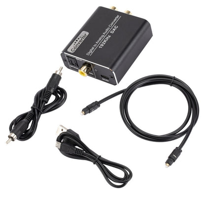 YP018 Digital To Analog Audio Converter Host+USB Cable+Fiber Optic Cable+Coaxial Cable - Audio Signal Switcher by buy2fix | Online Shopping UK | buy2fix