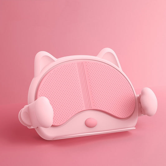Cat Shape Retractable Tablet Stand(Pink) - Desktop Holder by buy2fix | Online Shopping UK | buy2fix