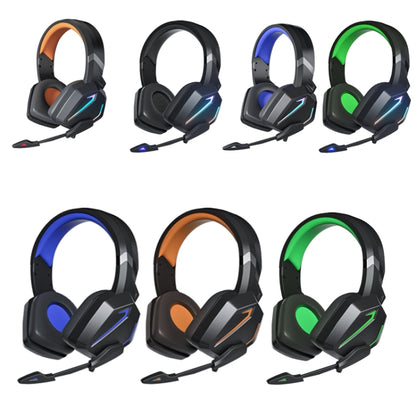 Soyto SY-G20 RGB Dual Streamer Gaming Computer Headset, Style: Lighting Version (Black Green) - Multimedia Headset by Soyto | Online Shopping UK | buy2fix