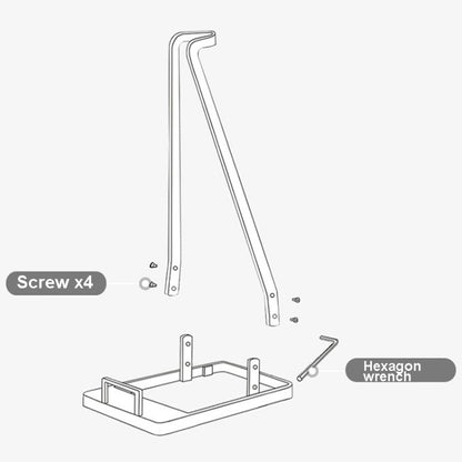 Universal Vacuum Cleaner Floor Non-Punch Storage Bracket For Dyson, Color: A Type (White) - Consumer Electronics by buy2fix | Online Shopping UK | buy2fix