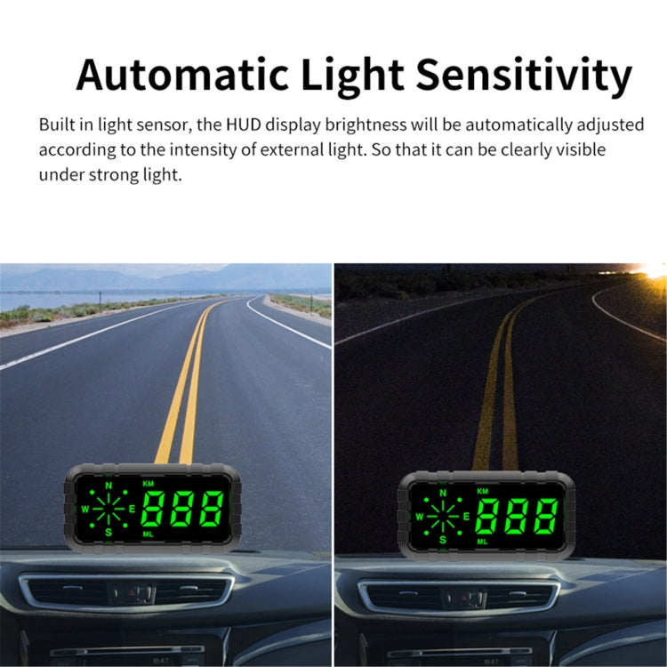 C3010 Car Head-up Display Speed Alarm(English Version) - In Car by buy2fix | Online Shopping UK | buy2fix