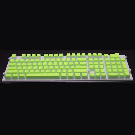 Pudding Double-layer Two-color 108-key Mechanical Translucent Keycap(Apple Green) -  by buy2fix | Online Shopping UK | buy2fix