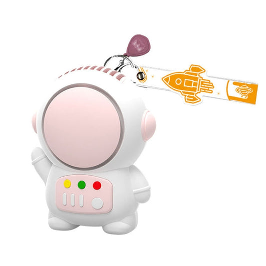 6052 USB Charging Mini Astronaut Shape Bladeless Fan(Pink) - Consumer Electronics by buy2fix | Online Shopping UK | buy2fix