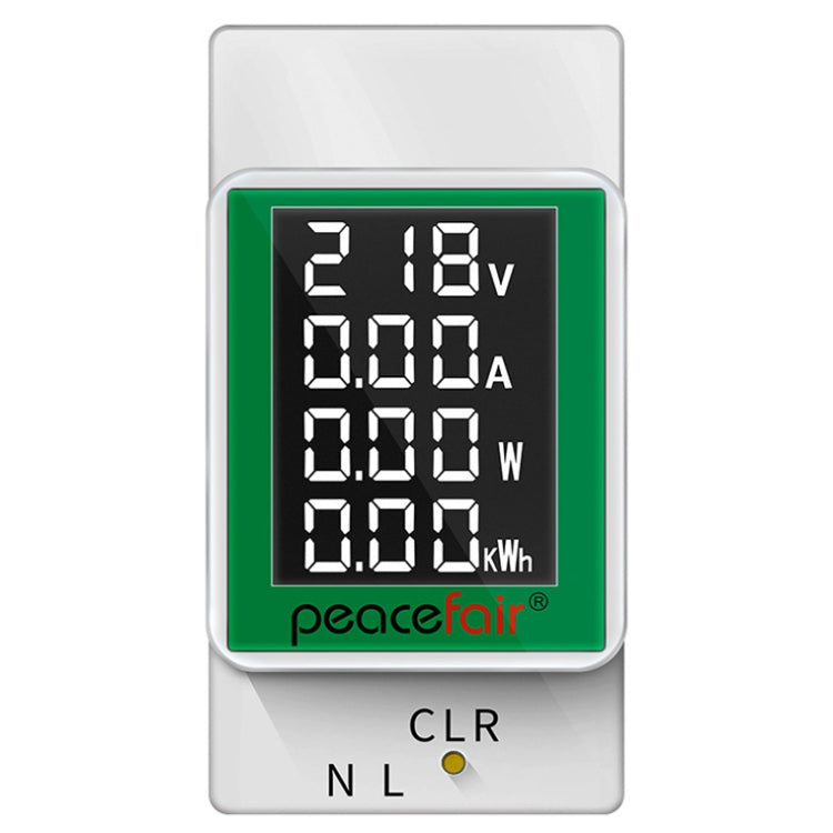 Peacefair PZEM-008 4 In 1 Multifunctional AC Digital Display Rail Monitor - Current & Voltage Tester by Peacefair | Online Shopping UK | buy2fix