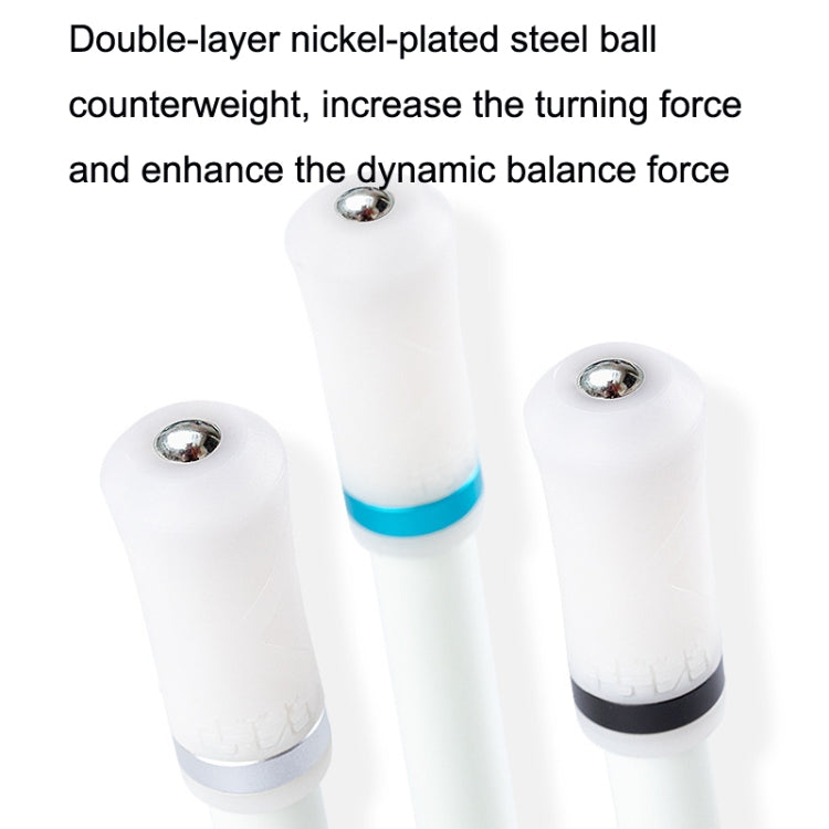 3 PCS Beginners Non-slip Wear-resistant Portable Rotating Pen(White + Blue) - Fidget Cube by buy2fix | Online Shopping UK | buy2fix