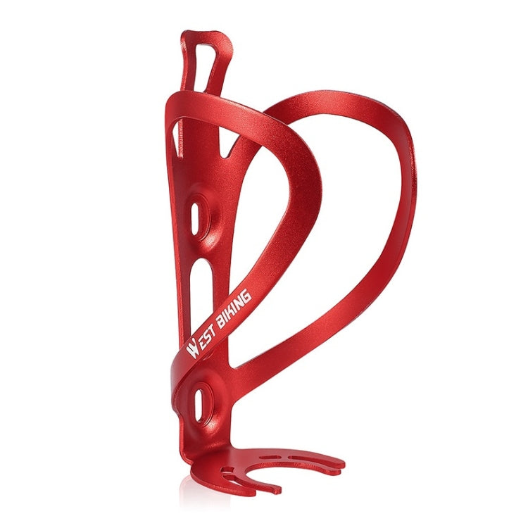 WEST BIKING Bicycle Aluminum Beverage Bottle Holder(Red) - Holders by WEST BIKING | Online Shopping UK | buy2fix