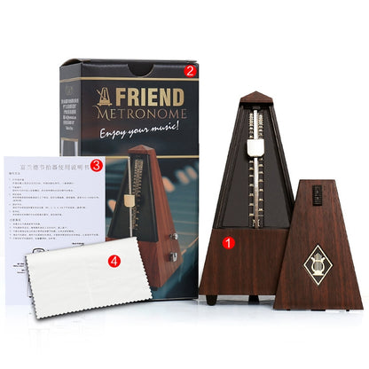 FRIEND Tower Mechanical Terrace Piano Guitar Violin Universal Rhythm Instrument(Tower Ebony Color) - Stringed Instruments by buy2fix | Online Shopping UK | buy2fix