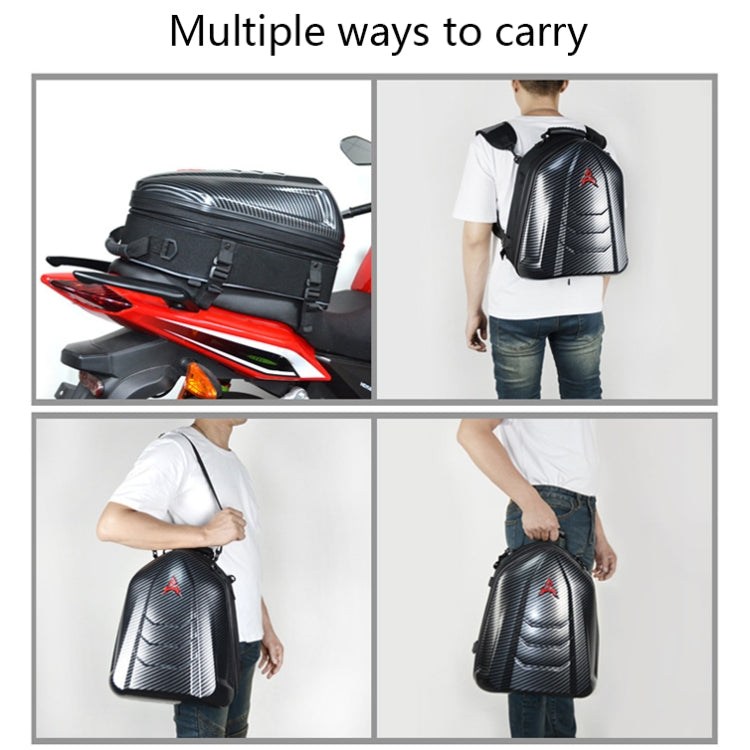 MOTOCENTRIC 11-MC-0113 Outdoor Riding Motorcycle Rear Seat Bag(Red) - In Car by MOTOCENTRIC | Online Shopping UK | buy2fix