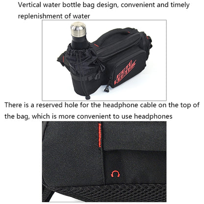 MOTOCENTRIC 11-MC-0112 Multifunctional Motorcycle Riding Messenger Waist Bag(Red) - In Car by MOTOCENTRIC | Online Shopping UK | buy2fix