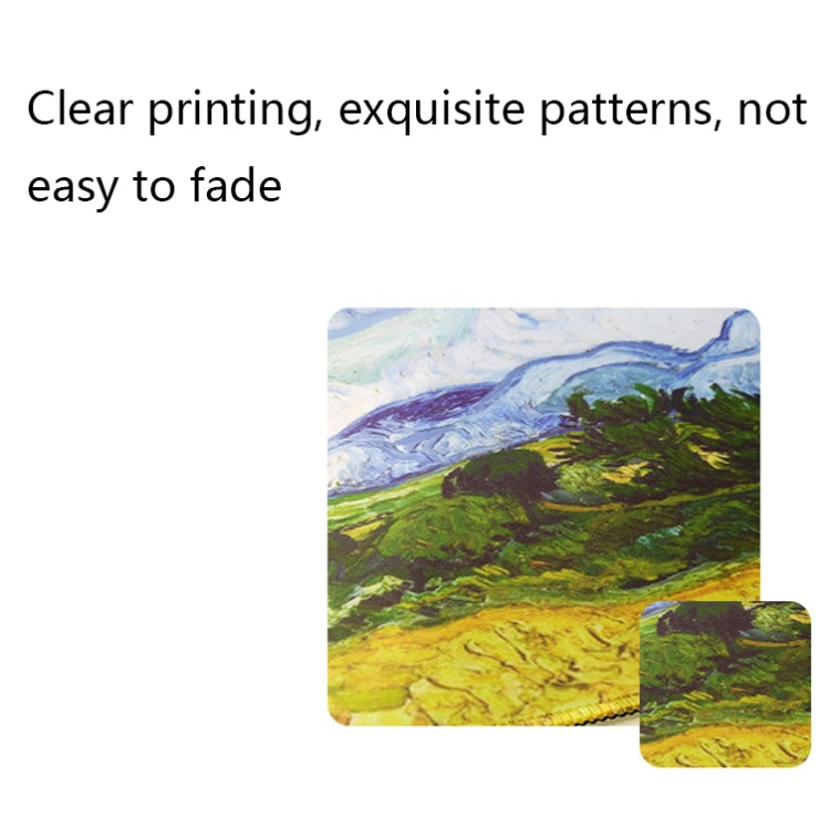 300x800x1.5mm Unlocked Am002 Large Oil Painting Desk Rubber Mouse Pad(Starry Night) - Mouse Pads by buy2fix | Online Shopping UK | buy2fix