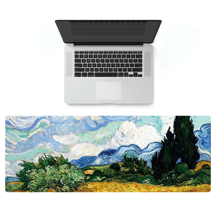 300x800x5mm Locked Am002 Large Oil Painting Desk Rubber Mouse Pad(Scarecrow) - Mouse Pads by buy2fix | Online Shopping UK | buy2fix