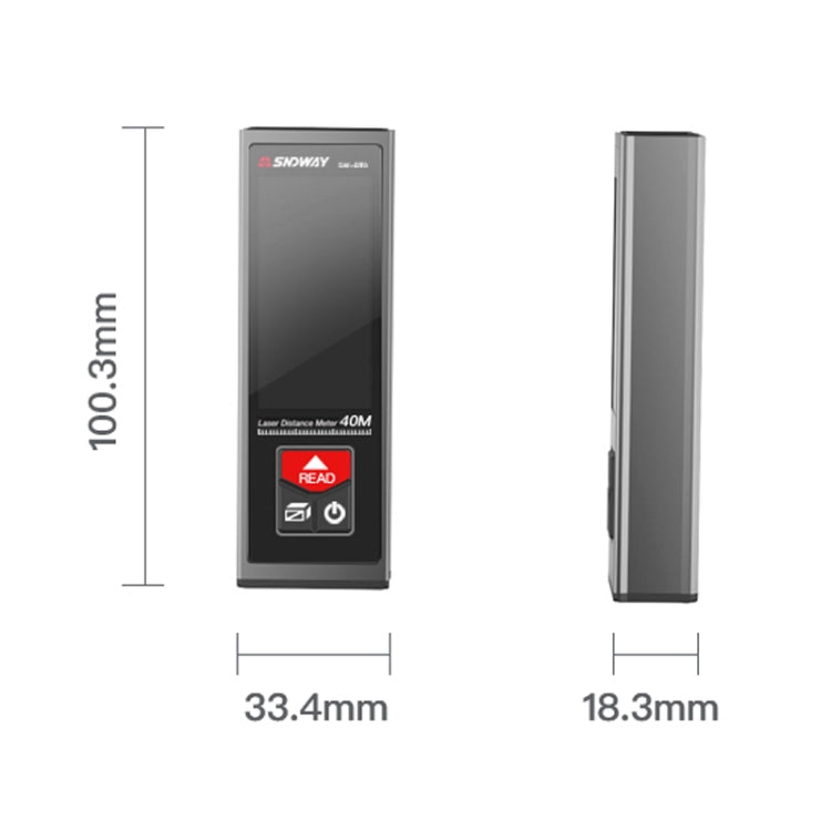 SNDWAY SW-BT40 Laser Rangefinder Infrared Measuring Ruler, Style: 40m Bluetooth Version - Laser Rangefinder by SNDWAY | Online Shopping UK | buy2fix