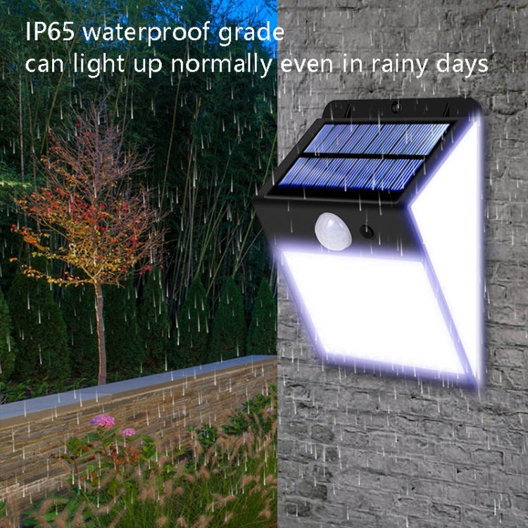 LED Solar Sensing Lights Waterproof Smart Light Control Wall Lamp(Cool White) - Solar Lights by buy2fix | Online Shopping UK | buy2fix