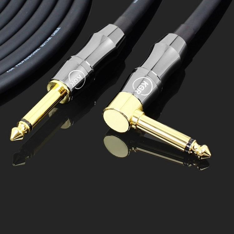 KGR Guitar Cable Keyboard Drum Audio Cable, Specification: 20m(Elbow Straight Jack) - Stringed Instruments by KGR | Online Shopping UK | buy2fix