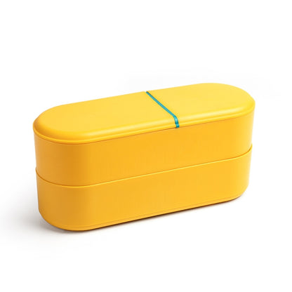 Household Battery Storage Box Data Cable Charger Storage Organizer Box, Color: Yellow 3 Layer - Storage Boxes by buy2fix | Online Shopping UK | buy2fix