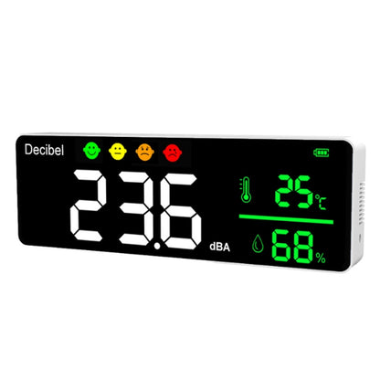 DM1306D Wall-mounted Decibel Meter Temperature & Humidity Detector - Consumer Electronics by buy2fix | Online Shopping UK | buy2fix