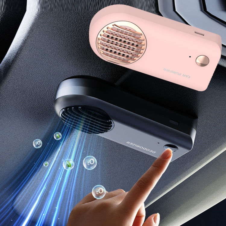 Car Mini Air Purifier Toilet Deodorant Shoe Cabinet Sterilizer(Grey) - In Car by buy2fix | Online Shopping UK | buy2fix
