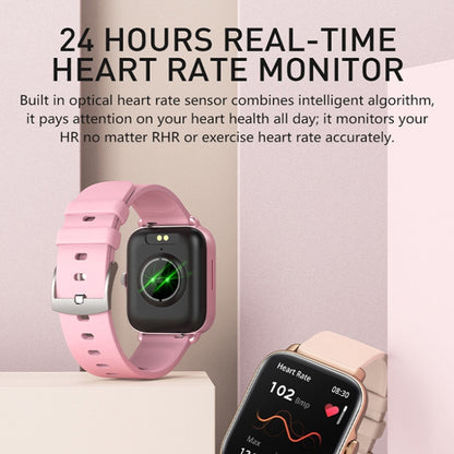 LOANIY Y22 Heart Rate Monitoring Smart Bluetooth Watch, Color: Gold - Smart Wear by LOANIY | Online Shopping UK | buy2fix