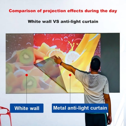 Folding Metal Anti-Light HD Projection Curtain, Size: 120 inch 16:9 266x148cm - Consumer Electronics by buy2fix | Online Shopping UK | buy2fix
