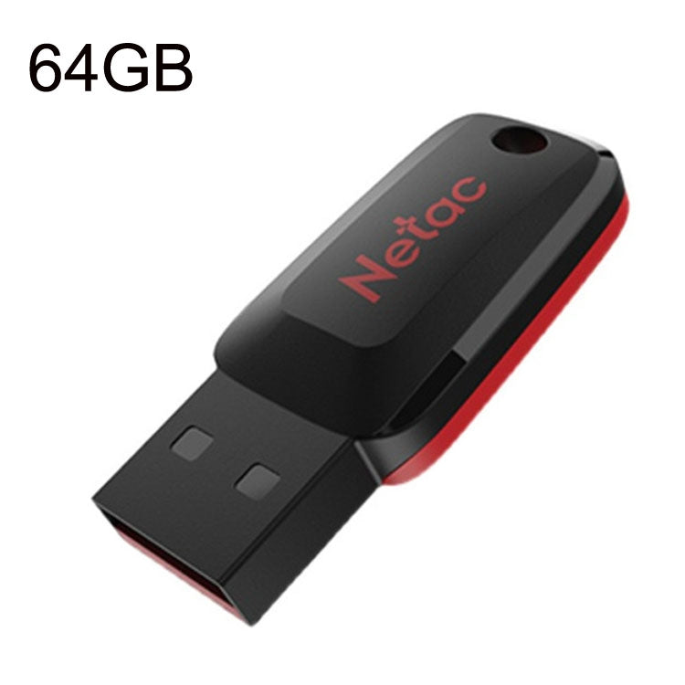 Netac U197 Office File High Speed USB Flash Drive, Capacity: 64GB(Black) - USB Flash Drives by Netac | Online Shopping UK | buy2fix