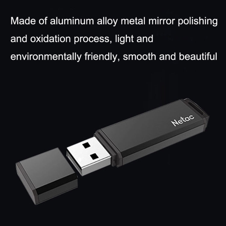 Netac U351 Metal High Speed Mini USB Flash Drives, Capacity: 128GB - USB Flash Drives by Netac | Online Shopping UK | buy2fix