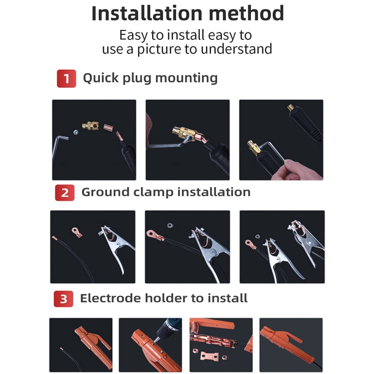 MMA-250 Household Small Intelligent DC Handheld Electric Welder EU Plug - Home & Garden by buy2fix | Online Shopping UK | buy2fix