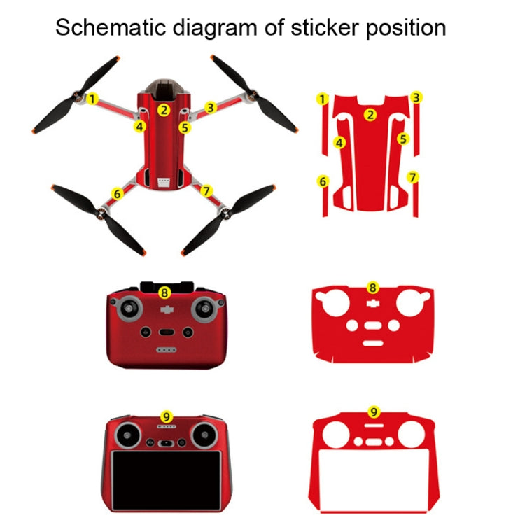 Sunnylife Drone+Remote Control Protective Sticker For DJI Mini 3 Pro RC Version(Cute Pig) - DJI & GoPro Accessories by Sunnylife | Online Shopping UK | buy2fix