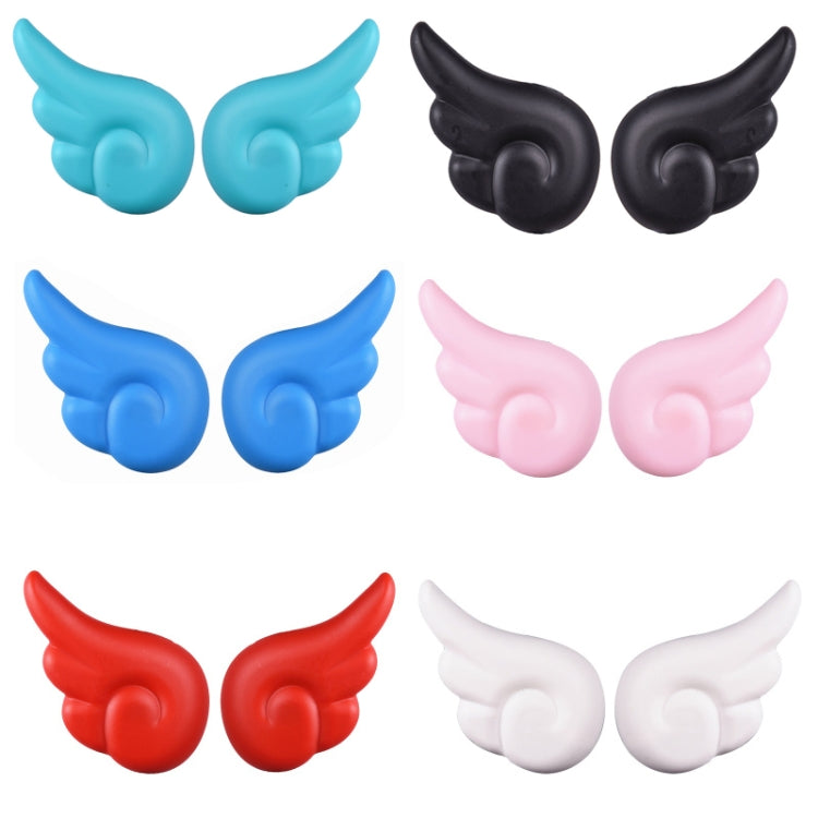 2 Pairs Motorcycle Helmet Angel Wings Decoration(Pink) - In Car by buy2fix | Online Shopping UK | buy2fix