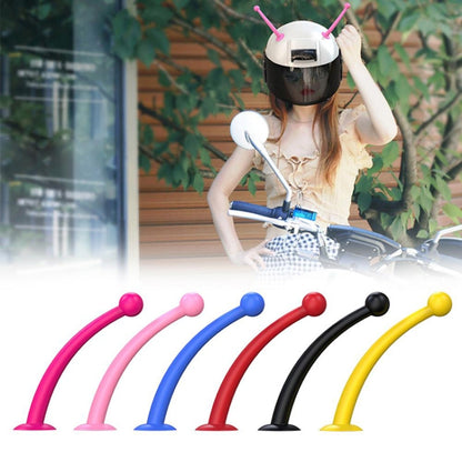 4PCS Motorcycle Helmet Soft Silicone Tentacle Sucker Decoration(Peach Red) - In Car by buy2fix | Online Shopping UK | buy2fix