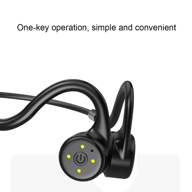 X5 Magnetic Charging Bone Conduction Bluetooth Earphone(Black) - Sport Earphone by buy2fix | Online Shopping UK | buy2fix