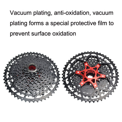 VG Sports Split Mountain Bike Lightweight Cassette Flywheel, Style: 11 Speed 50T (Black) - Outdoor & Sports by VG Sports | Online Shopping UK | buy2fix