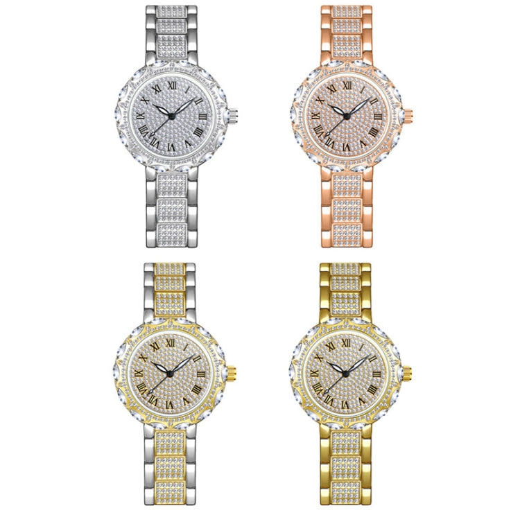 BS Bee Sister  FA1499 Ladies Diamond Watch Jewelry Chain Watch(Gold) - Alloy Watches by BS Bee Sister | Online Shopping UK | buy2fix