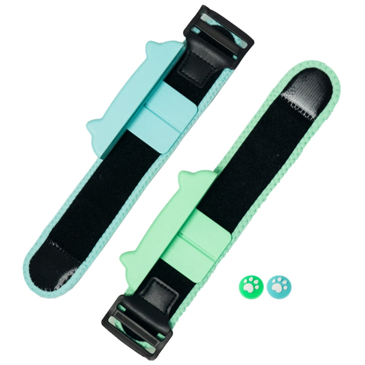 Dancing Wrist Bracelet Game Handle Strap For Switch JOY-CON(Green Blue 29cm) - Gamepads by buy2fix | Online Shopping UK | buy2fix