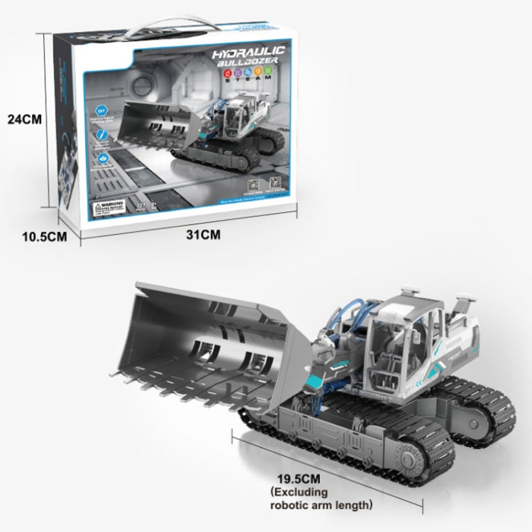 Children DIY Assembly Engineering Fleet Hydraulic Power Crawler Toy(Bulldozer) - DIY Developmental Toys by buy2fix | Online Shopping UK | buy2fix