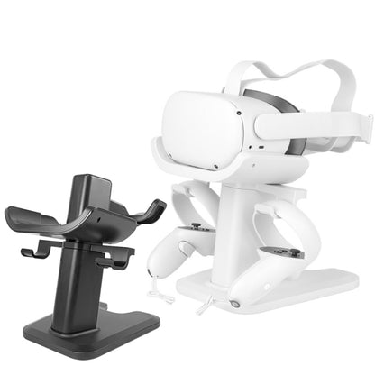 VR Stand Headset Display And Controller Holder Mount For Oculus Quest 2(White) - Consumer Electronics by buy2fix | Online Shopping UK | buy2fix