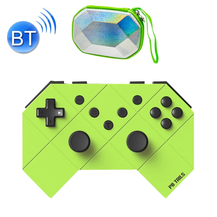 PB TAILS For Switch Bluetooth Wireless Gamepad, Style: Deluxe Edition (Yellow Green) - Gamepads by buy2fix | Online Shopping UK | buy2fix