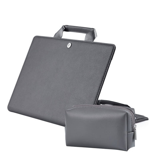 Laptop Bag Protective Case Tote Bag For MacBook Pro 15.4 inch, Color: Dark Gray + Power Bag - 15 inch by buy2fix | Online Shopping UK | buy2fix