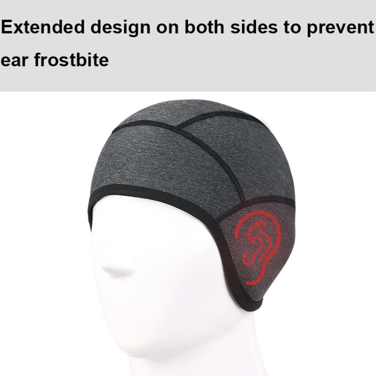 WHEEL UP 7255 Ooutdoor Warm Skiing Cycling Headgear Hiking Hat, Color: Deep Gray (no Hole) - Protective Helmet & Masks by WHEEL UP | Online Shopping UK | buy2fix