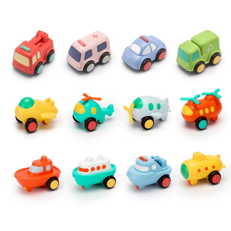 Children Cartoon Fell-Resistant Mini Inertial Pull Back Toy Car(Fighter) - Model Toys by buy2fix | Online Shopping UK | buy2fix