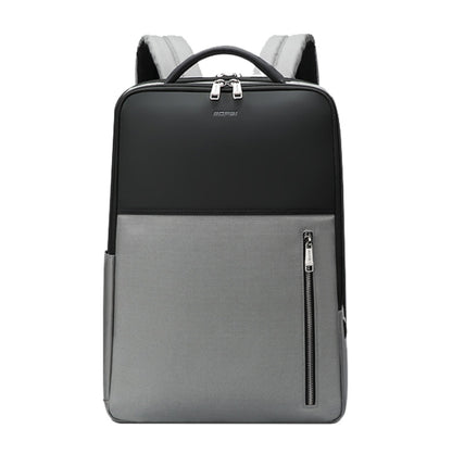 Bopai 61-68118 Multifunctional Wear-resistant Anti-theft Laptop Backpack with USB Charging Hole(Silver Gray) - Backpack by Bopai | Online Shopping UK | buy2fix