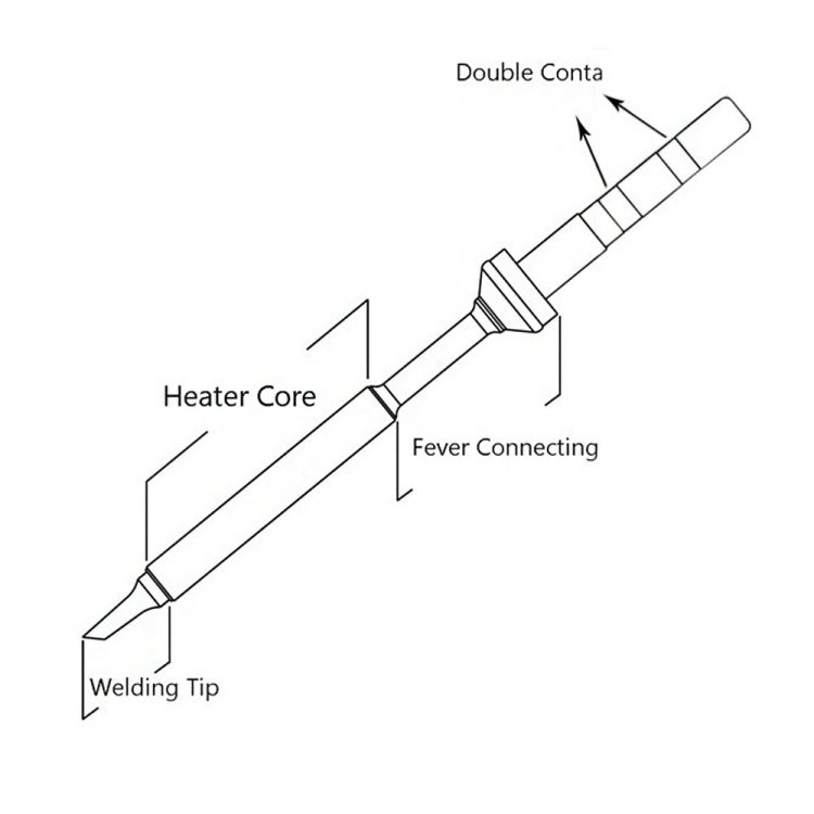 TS-D24 For TS100 Electric Iron Head Mini Lead-free Soldering Iron Tip - Home & Garden by buy2fix | Online Shopping UK | buy2fix