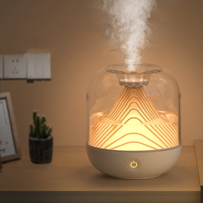 FX-039 USB Charging Ambient Light Humidifier Mountain Mini Wireless Humidifier(Wine Red) - Home & Garden by buy2fix | Online Shopping UK | buy2fix