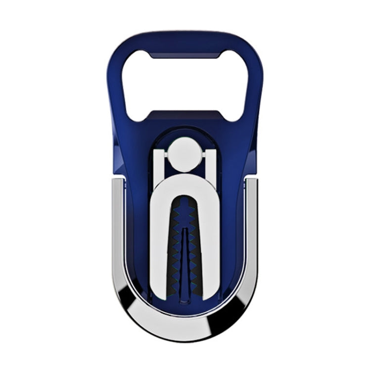 Multifunction Car Air Vent Phone Holder Finger Ring Phone Bracket Bottle Opener(Blue) - Ring Holder by buy2fix | Online Shopping UK | buy2fix