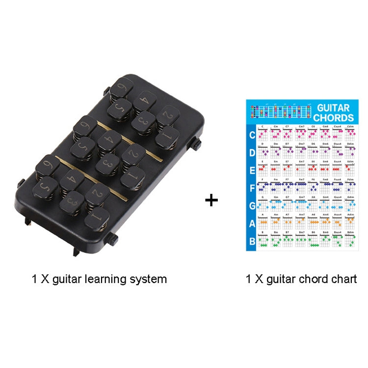 Folk Ukulele Guitar Chord Assist Beginners Guitar Boosters(Guitar Aid+Guitar Chord Spectrum) - Stringed Instruments by buy2fix | Online Shopping UK | buy2fix