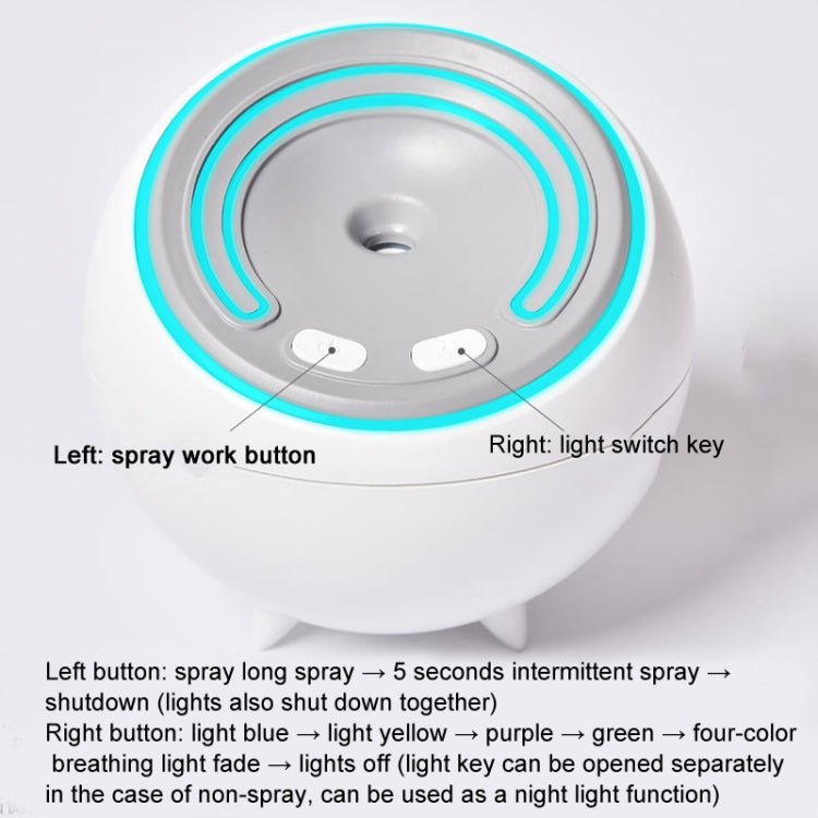 X-H05 250 ml Water Tank Small Humidifier USB Plug-in Sprayers With Night Light(Green) - Home & Garden by buy2fix | Online Shopping UK | buy2fix