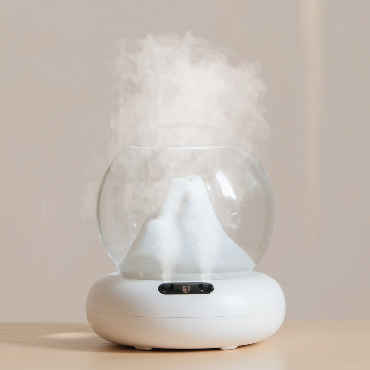 Rechargeable Moutain View Double Spray Aromatherapy Difusor Humidifier With Colorful Light(White) - Home & Garden by buy2fix | Online Shopping UK | buy2fix