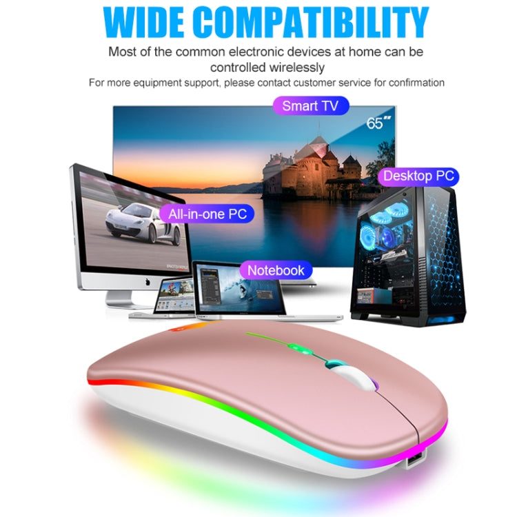XUNSVFOX XYH50 4 Keys USB Charging Business Office Wireless Light Mouse(Black) - Wireless Mice by XUNSVFOX | Online Shopping UK | buy2fix