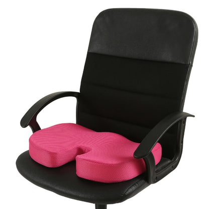 Office Gel Cushion Beauty Buttocks Anti-hemorrhoid Cushion(Mesh Fabric Rose Red) - Home & Garden by buy2fix | Online Shopping UK | buy2fix